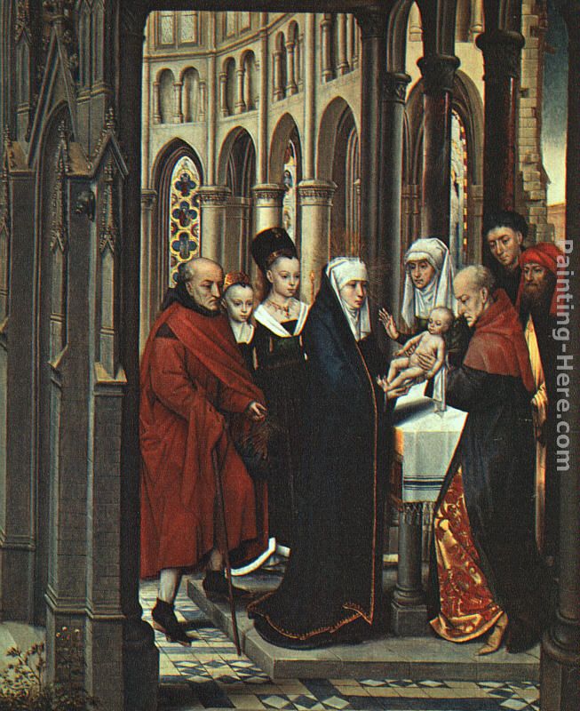 The Presentation in the Temple painting - Hans Memling The Presentation in the Temple art painting